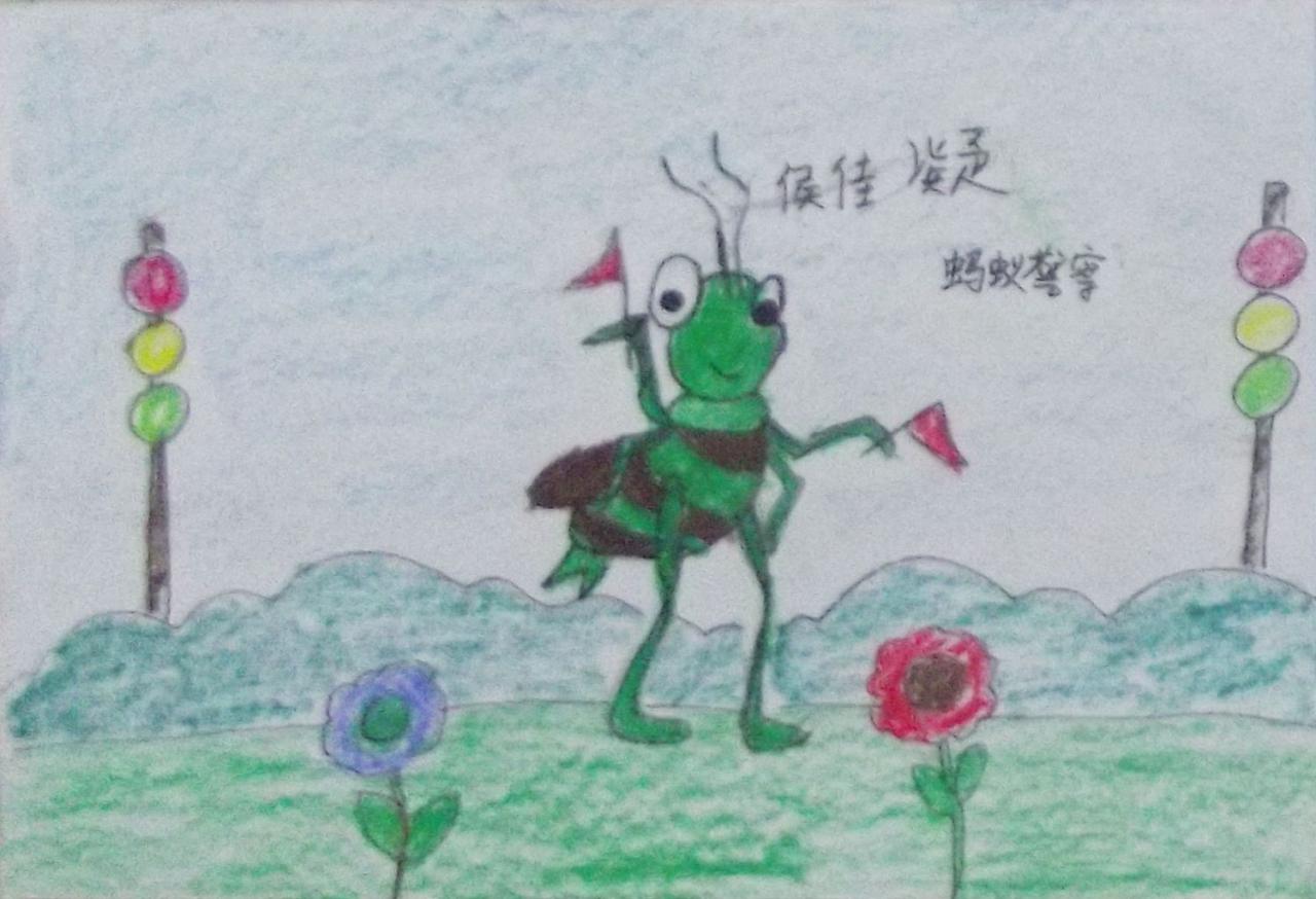 蚂蚁警察 候佳凝画