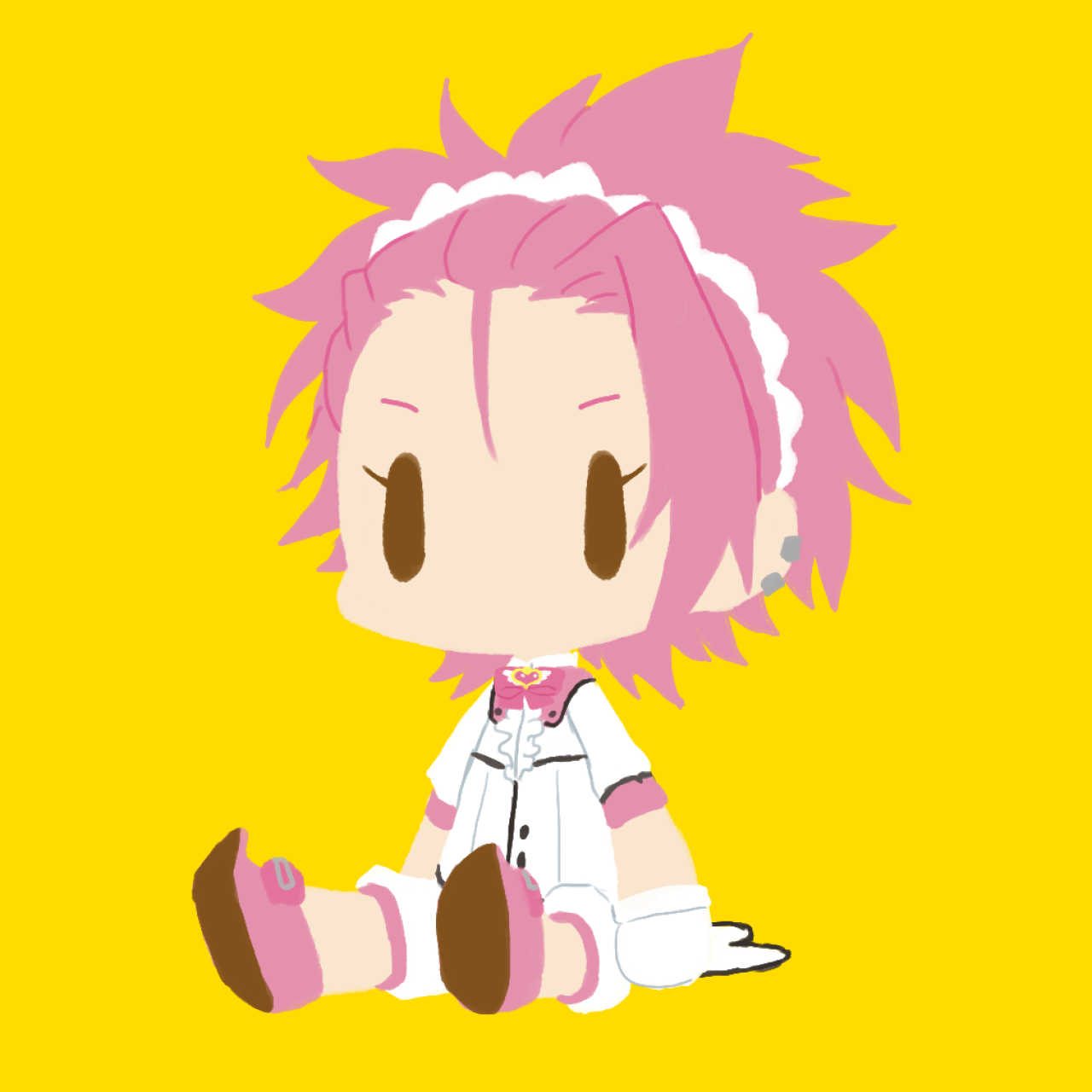 黄色背景的美男高中地球防卫部LOVE!藏王立头像