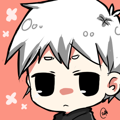 白色头发Q版东京食尸鬼金木研头像