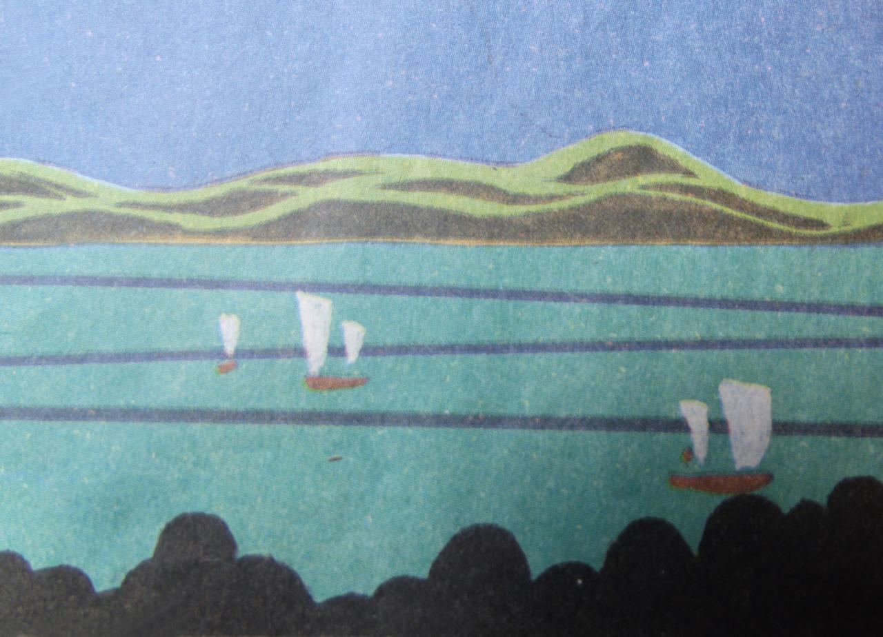 装饰画中形式线的运用之水平线