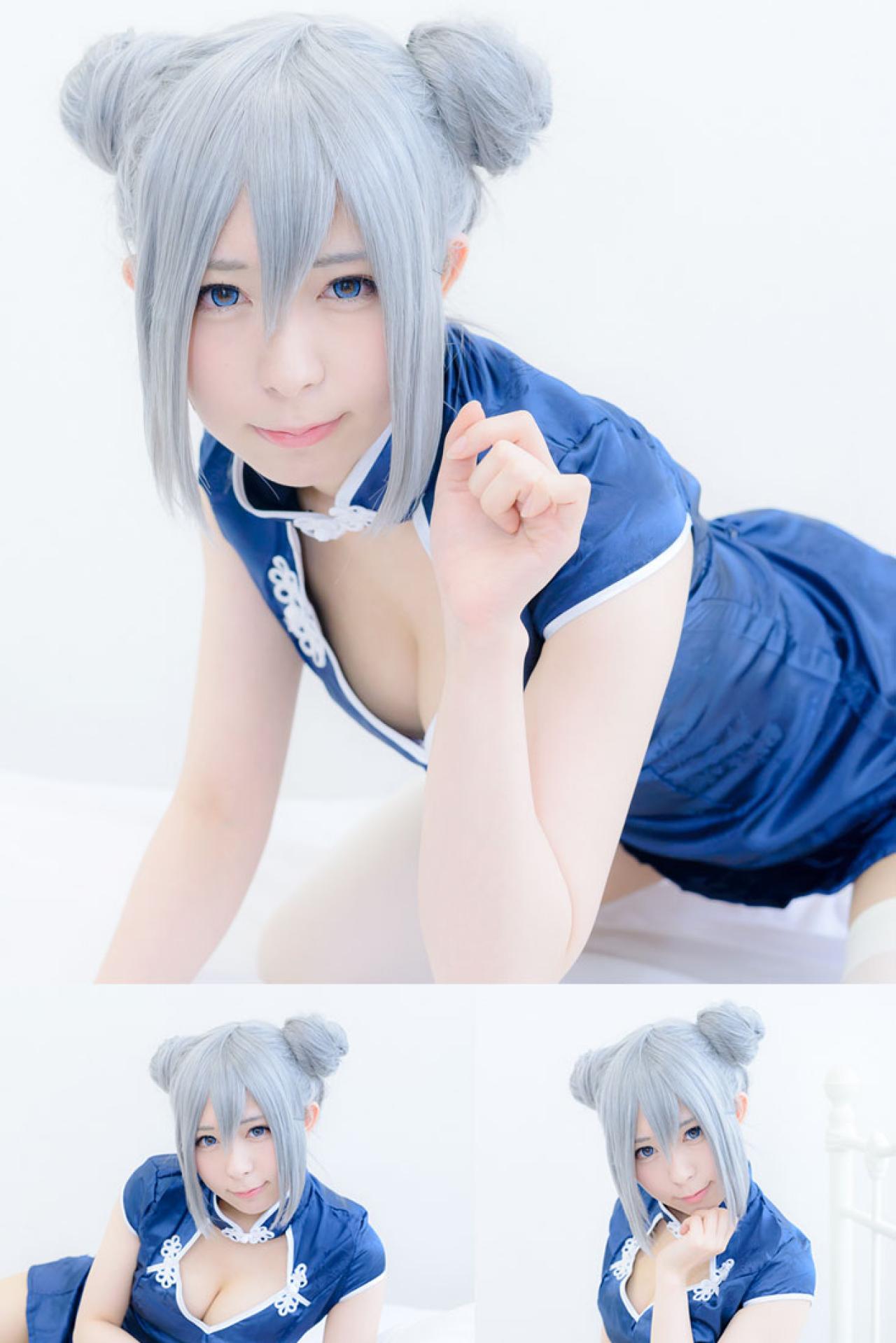 まゆふぁむ超短旗袍摆拍 预览图 摄影师きんやマン作品