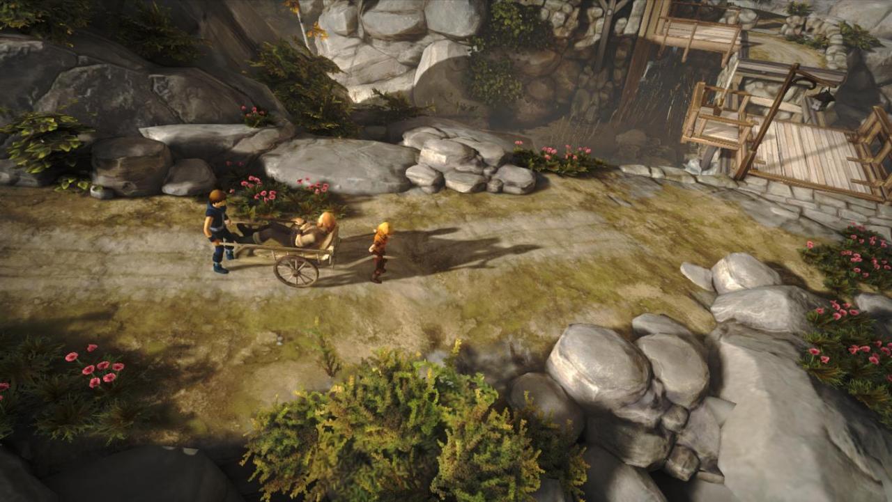 《兄弟：双子传说》中的手推车需要情侣配合操作