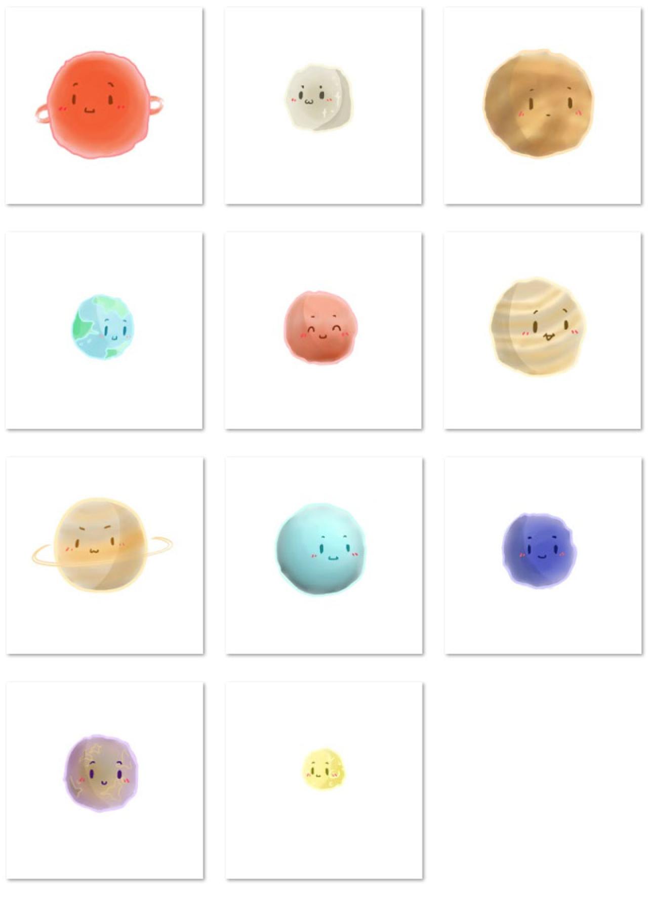 苏三萌化太阳系头像 预览图