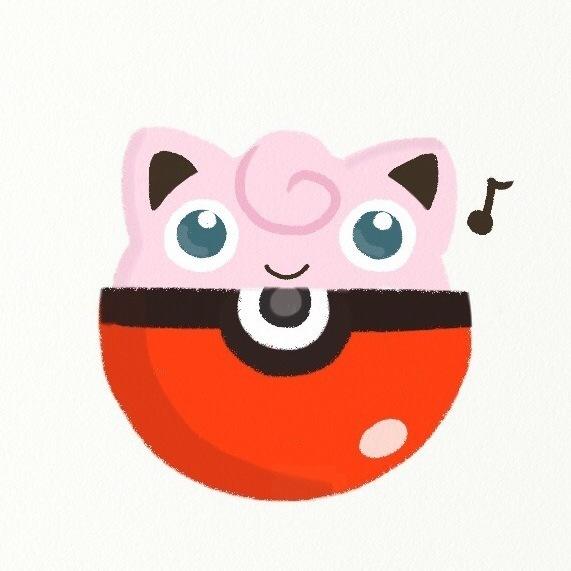 口袋妖怪胖丁的精灵球头像