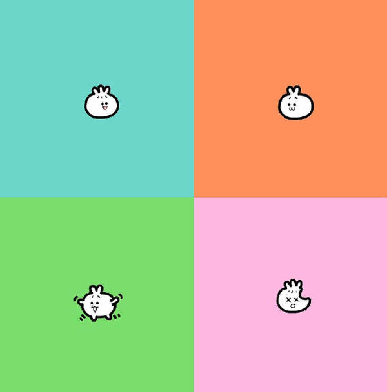 包子和兔子萌化情侣小头像 预览图