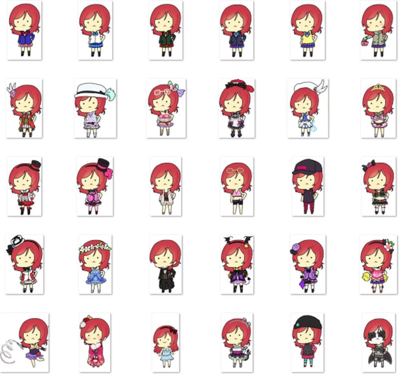 LoveLive!西木野真姬全身Q版头像 预览图