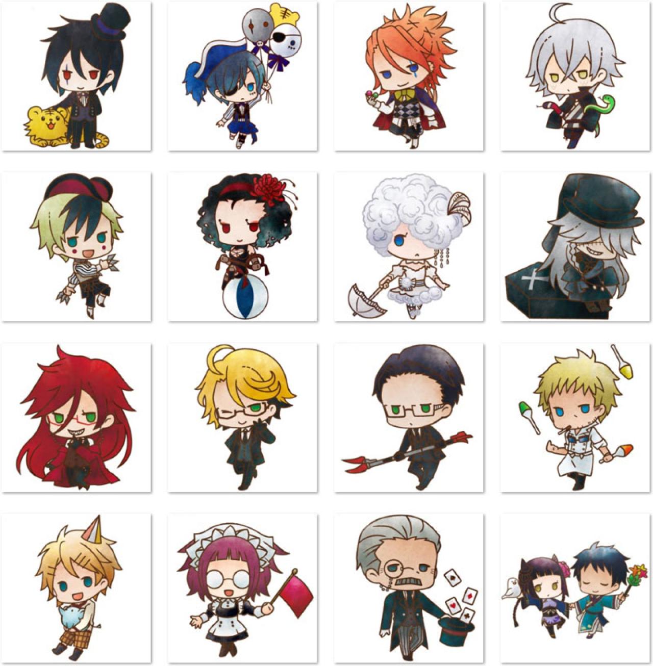 黑执事Q版角色头像 预览图