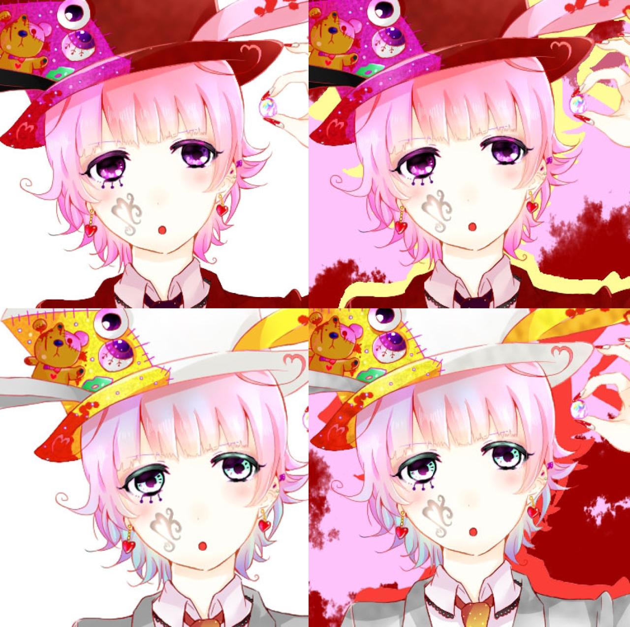 戴着高帽的伪娘头像 预览图