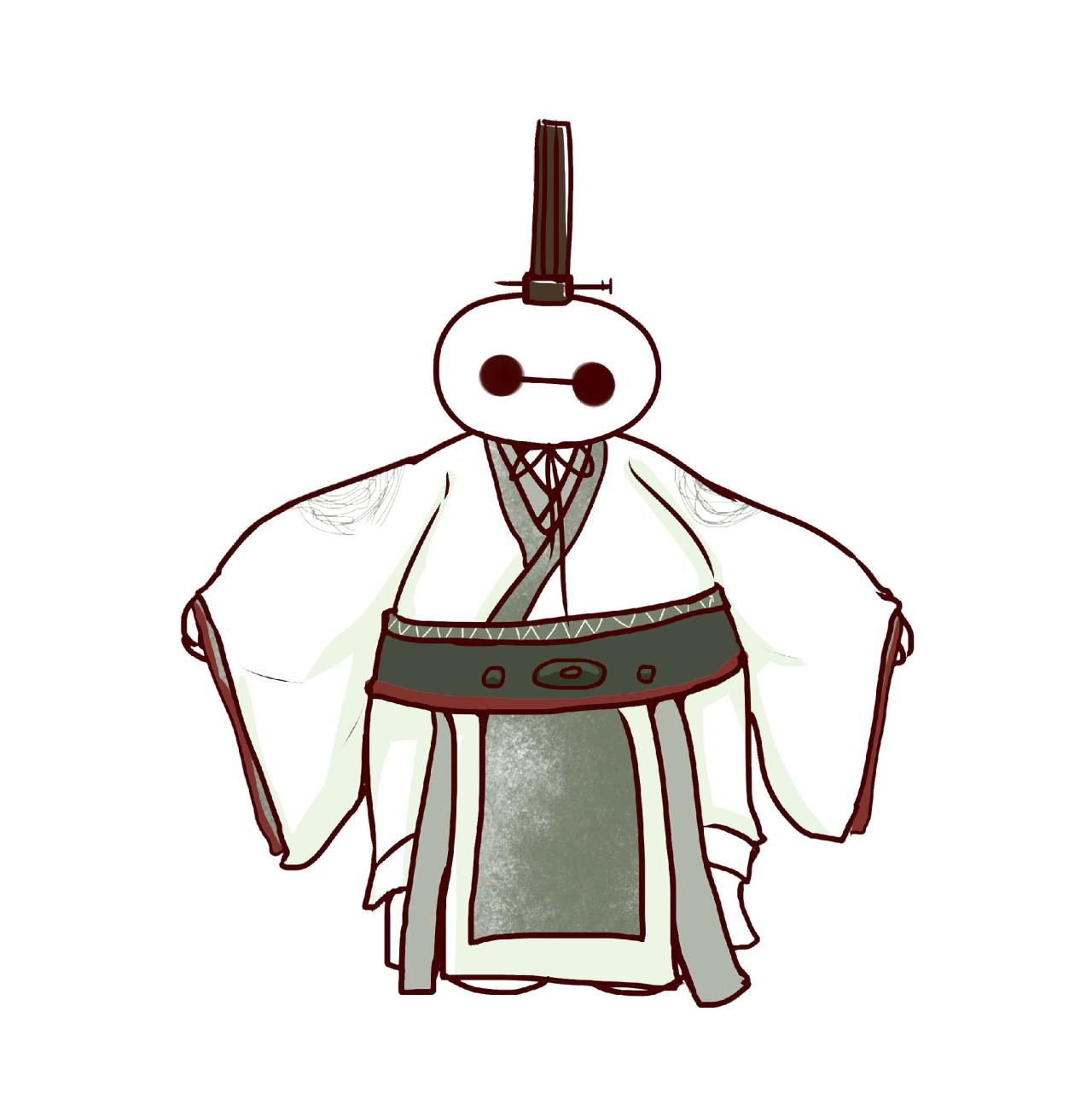 古装超能陆战队大白头像