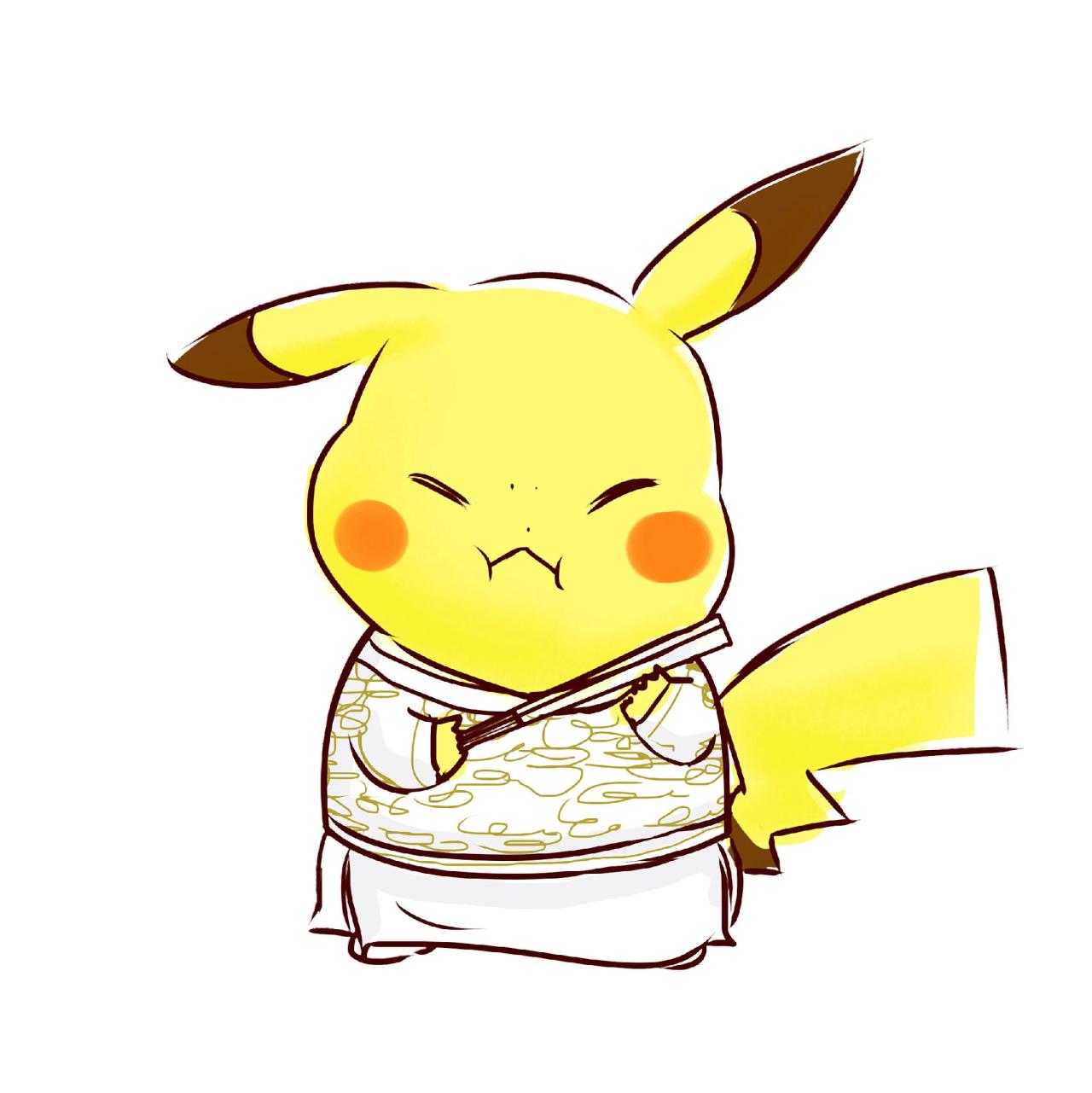 古装精灵宝可梦皮卡丘头像