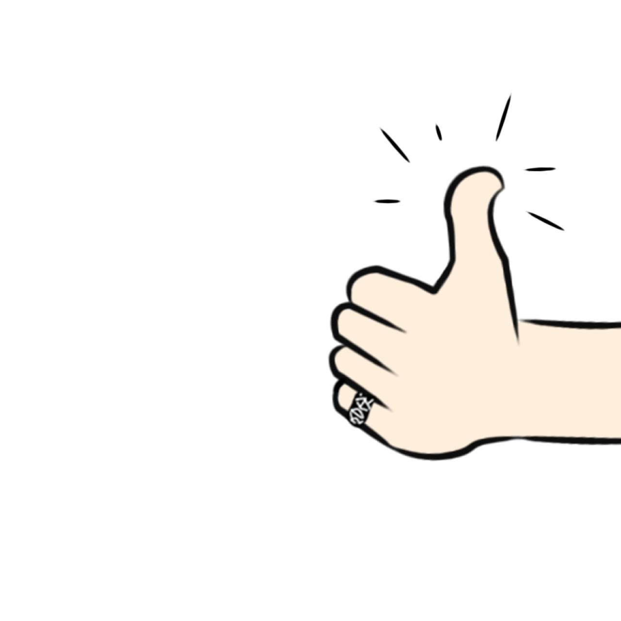 点赞大拇指手势的头像