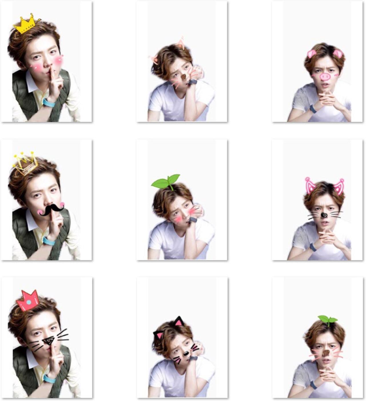 鹿晗皇冠、小草、猫耳、猫胡子头像 预览图