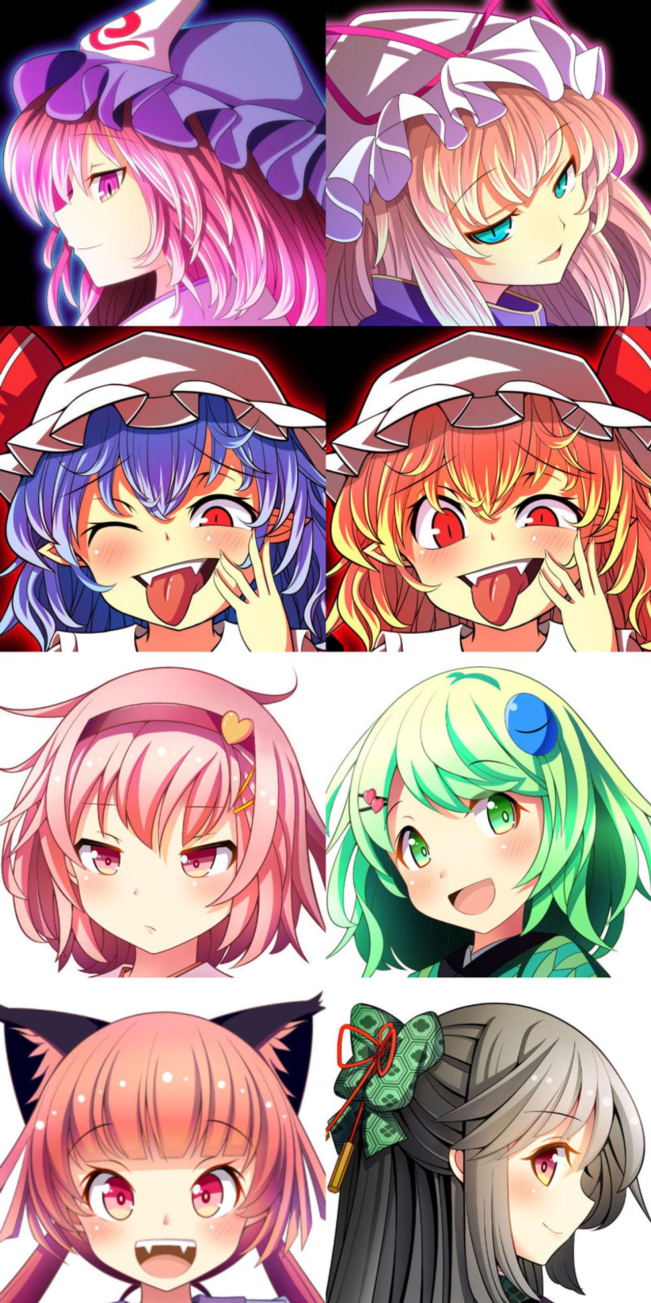 东方Project角色及东方地灵殿BOSS配对头像 预览图