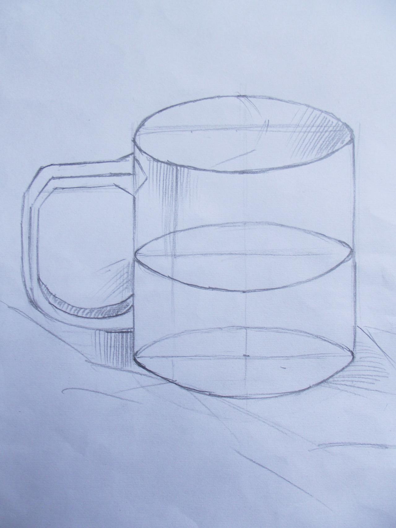 第三步，确定明暗交界线及投影