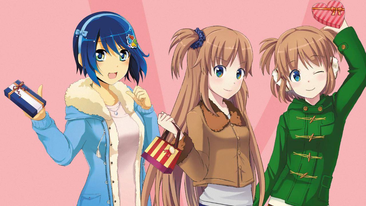 窗边爱、窗边优与窗边七美合影壁纸