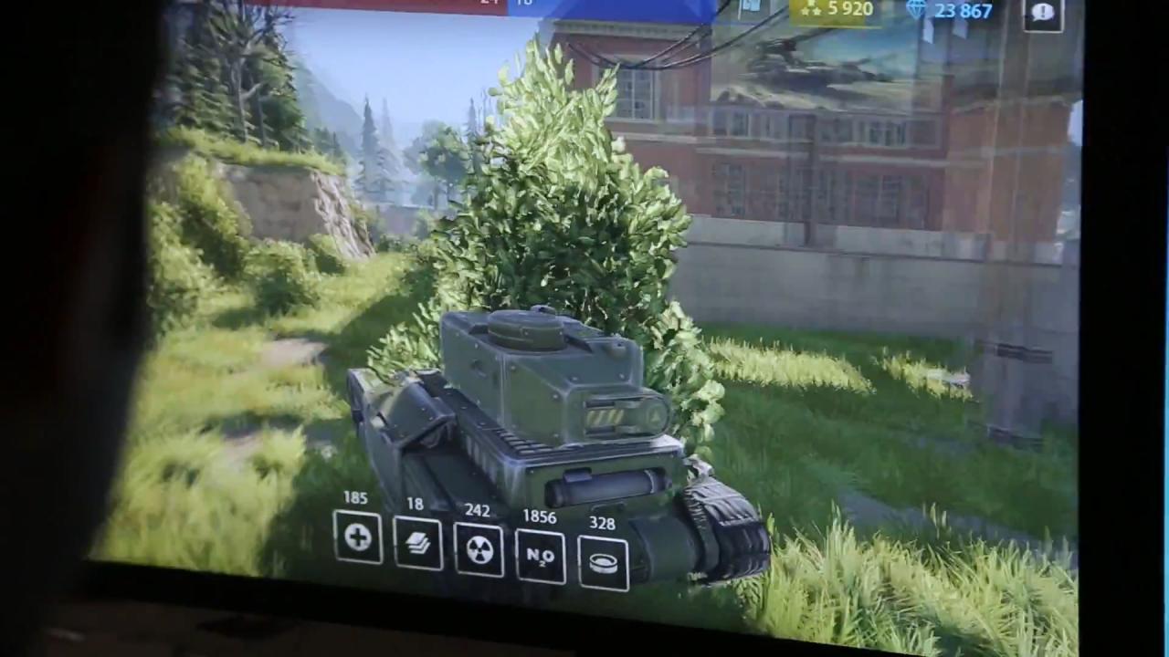 3D坦克新版本中更贴近真实的坦克结构及细腻的画面表现