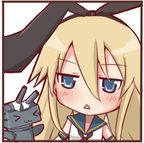 呆萌的小机器人和舰队collection岛风头像