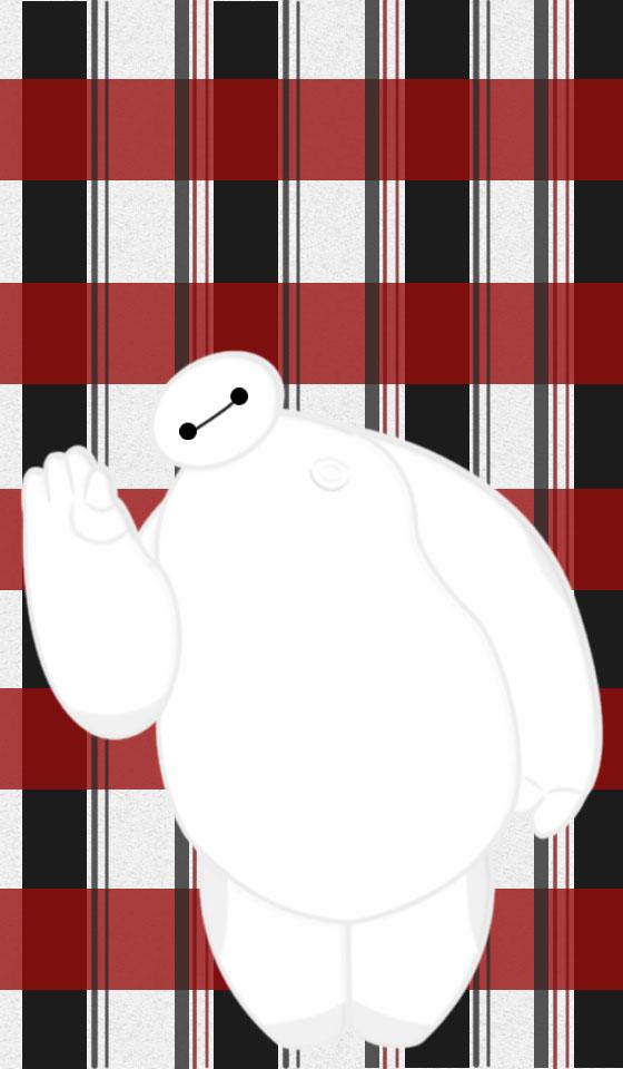 黑红白条纹背景的大白手机壁纸