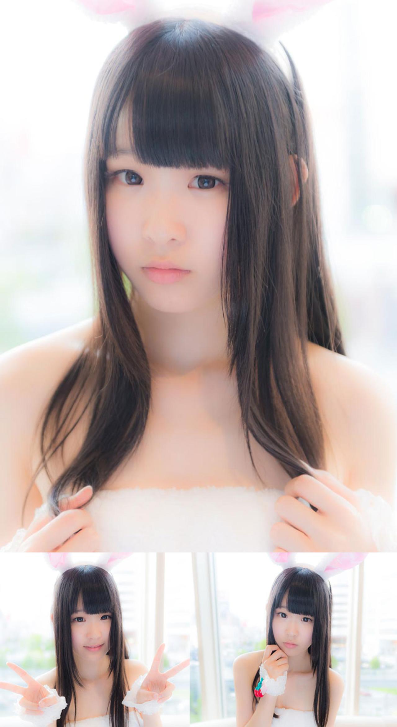 小鳥ひなこ春天的白兔子主题摆拍 预览图 摄影师yuki作品