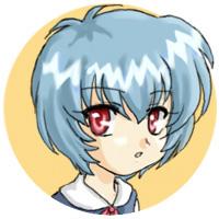 平静的EVA新世纪福音战士绫波丽圆头像