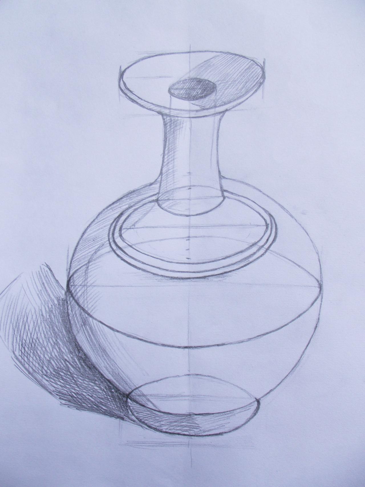 第五步,铺设花瓶的色调