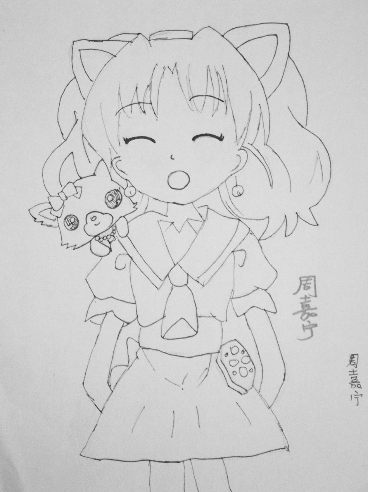 宝石宠物Tinkle☆米莉亚·玛丽金·麦肯奇和卡内特 周嘉宁画