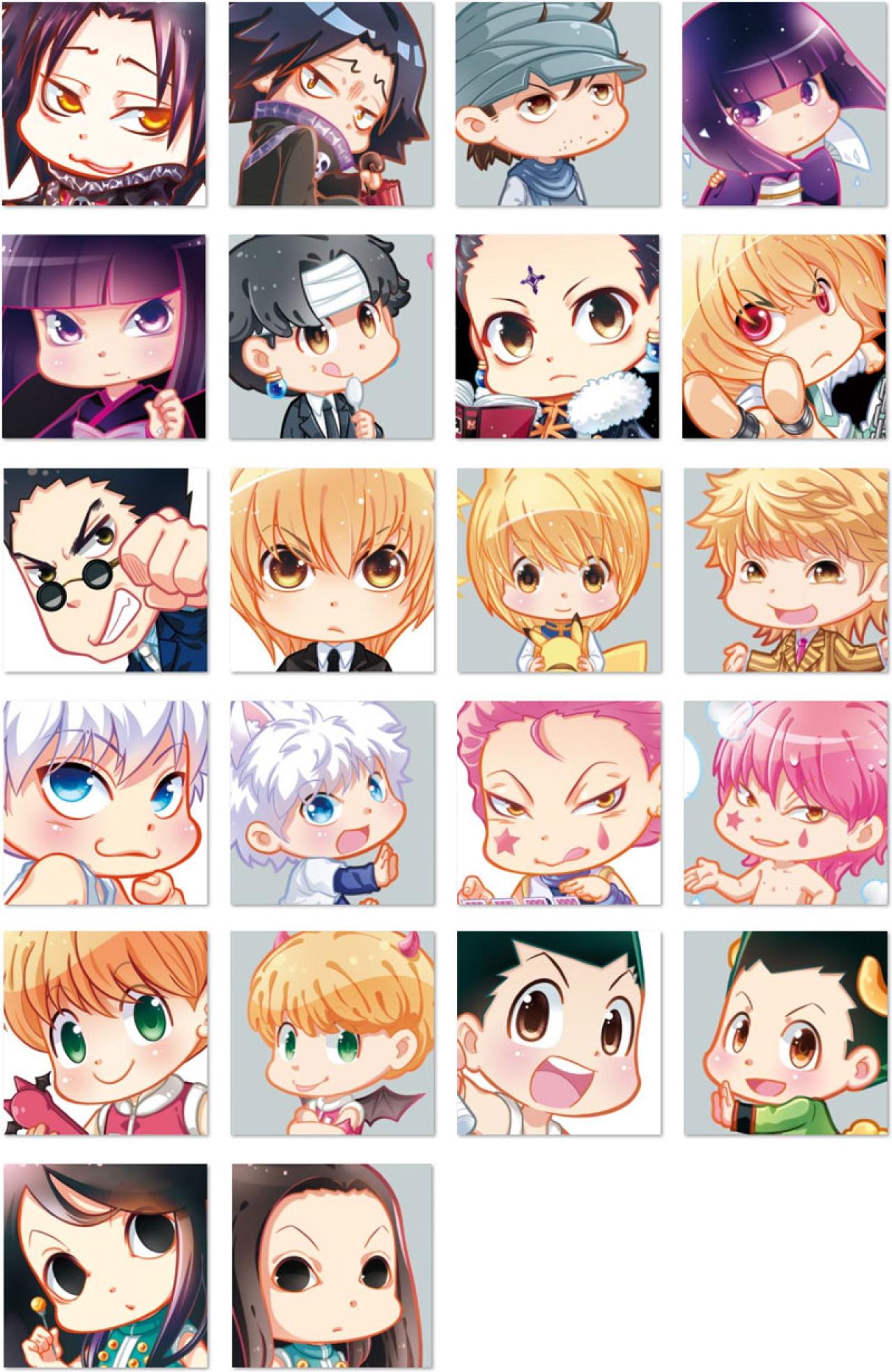 Q版全职猎人头像 预览图