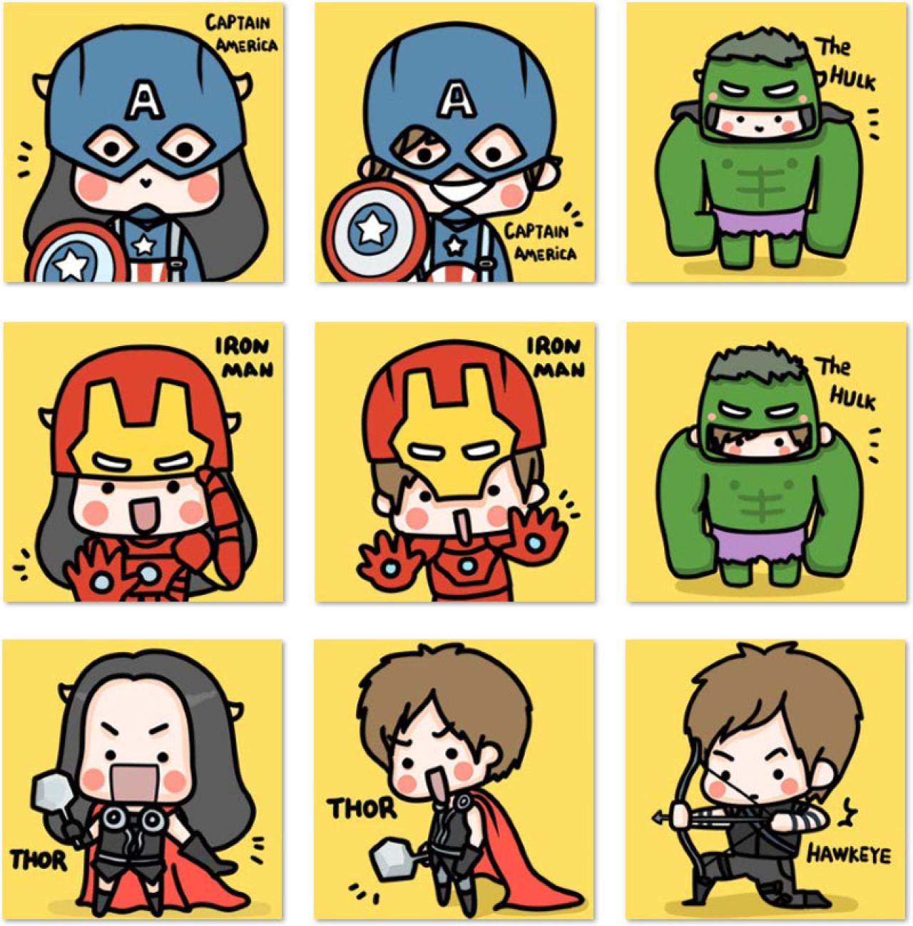 复仇者联盟2角色情侣头像 预览图