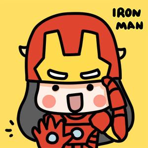 情侣头像女用：复仇者联盟2女版钢铁侠头像