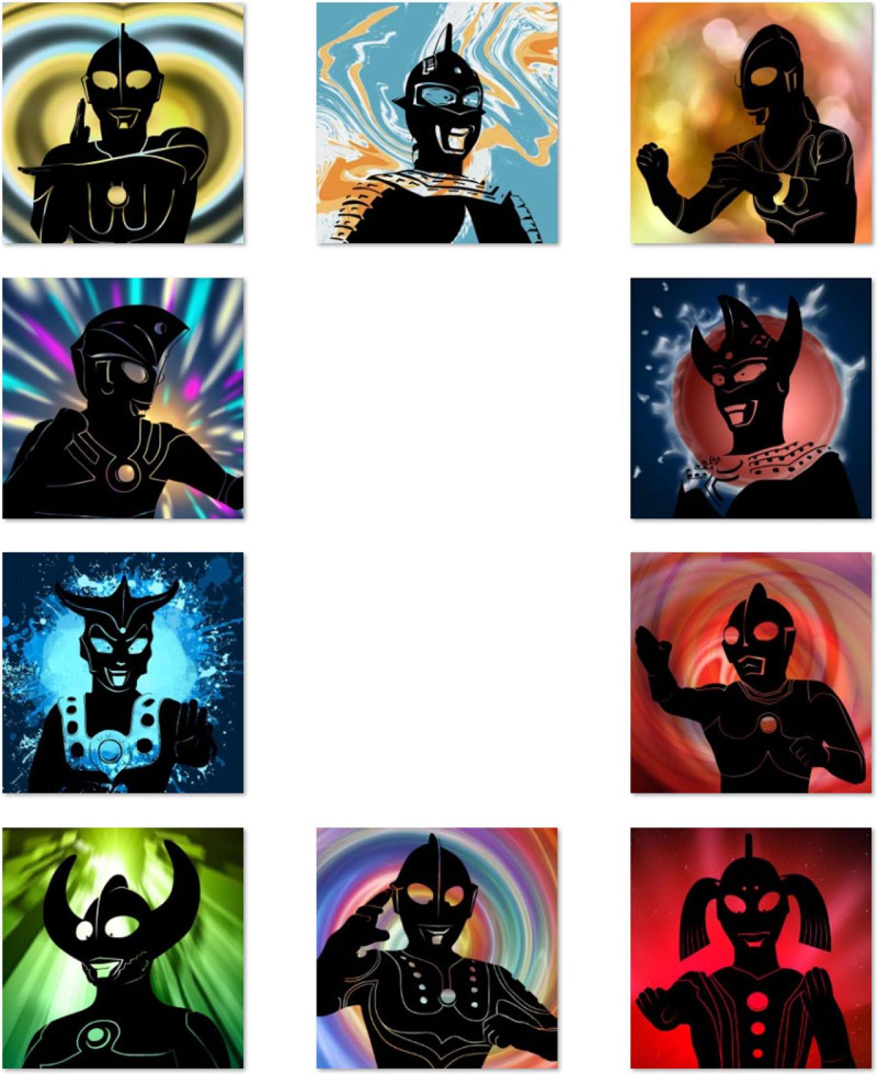 昭和系奥特曼头像 预览图