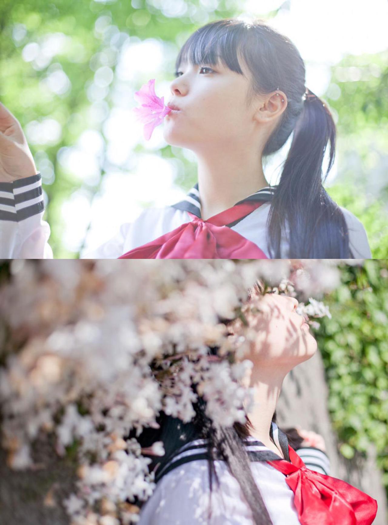 イチジョウリヲ初夏水手服摆拍 预览图