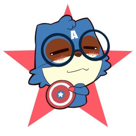 松鼠版复仇者联盟2美国队长头像