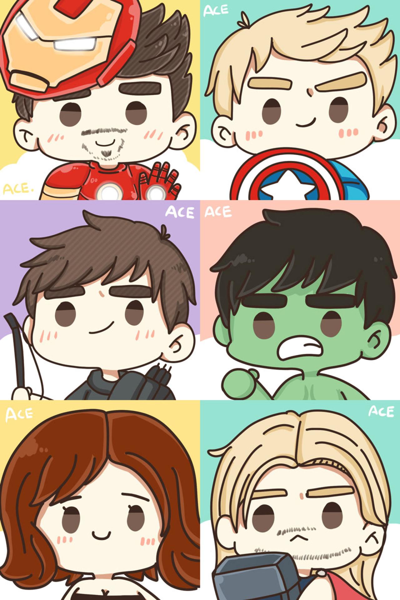 复仇者联盟2角色Q版头像 预览图