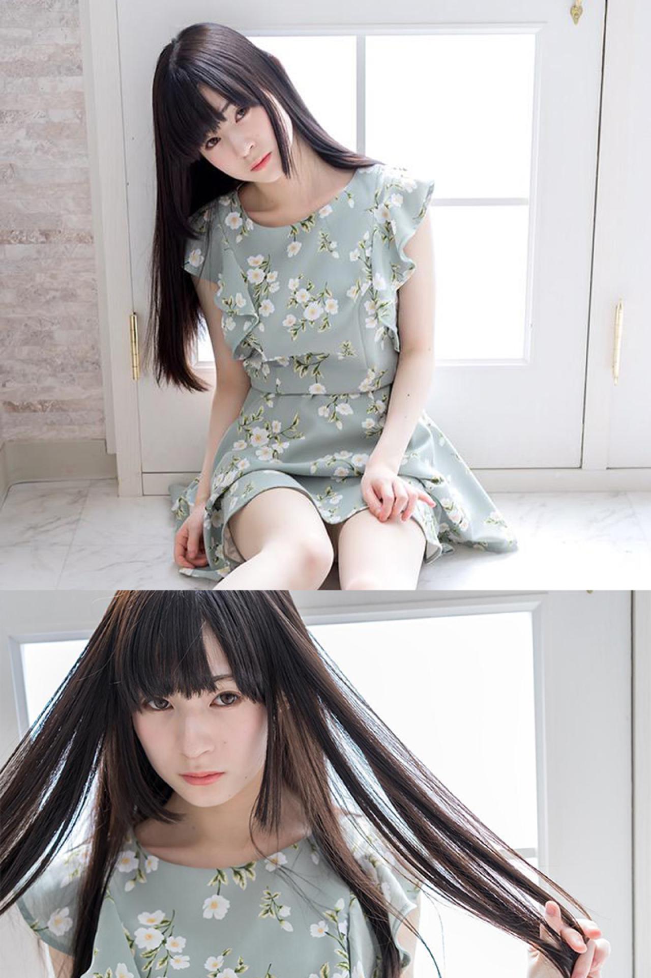 近衛りこ小清新碎花连衣裙摆拍 预览图