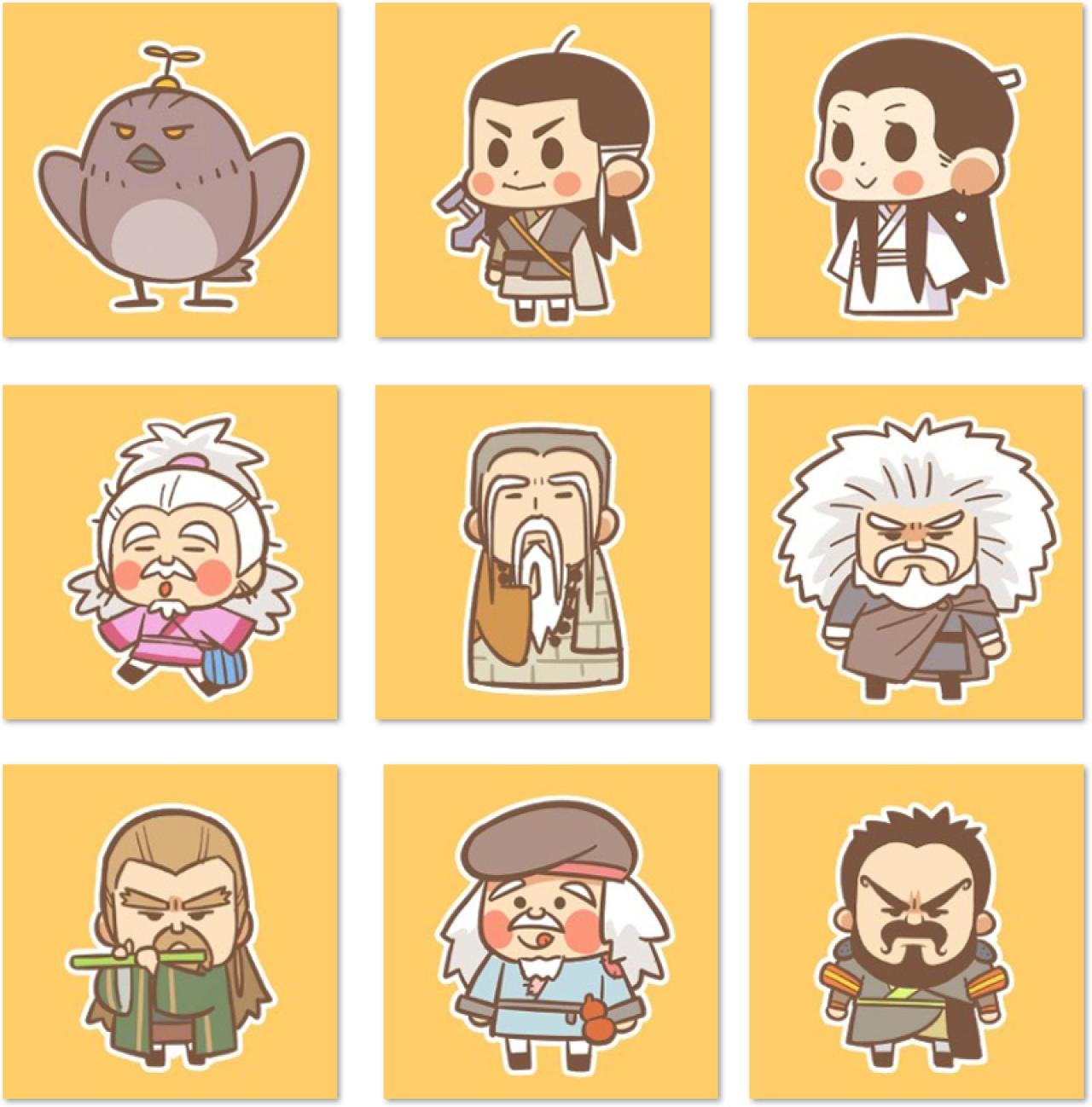 神雕侠侣角色Q版头像 预览图