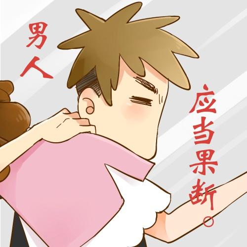 情侣头像男用：把女朋友从商店橱窗扛走的男朋友受气包