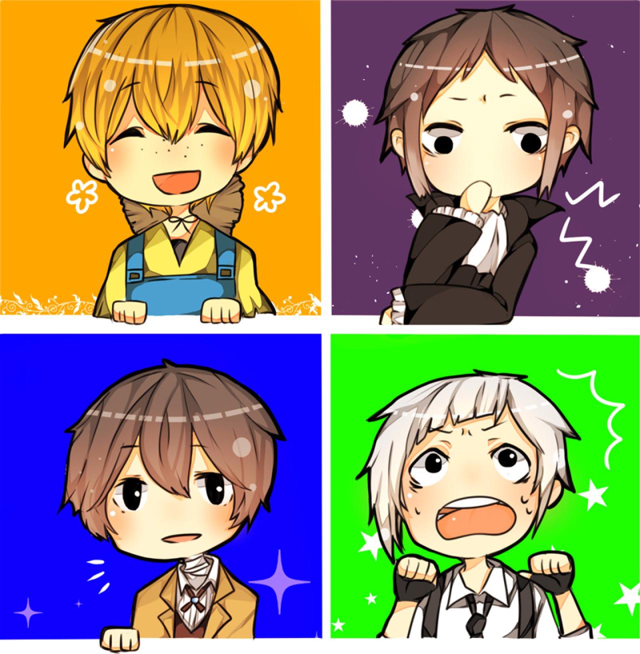 文豪野犬主角萌化Q版头像 预览图