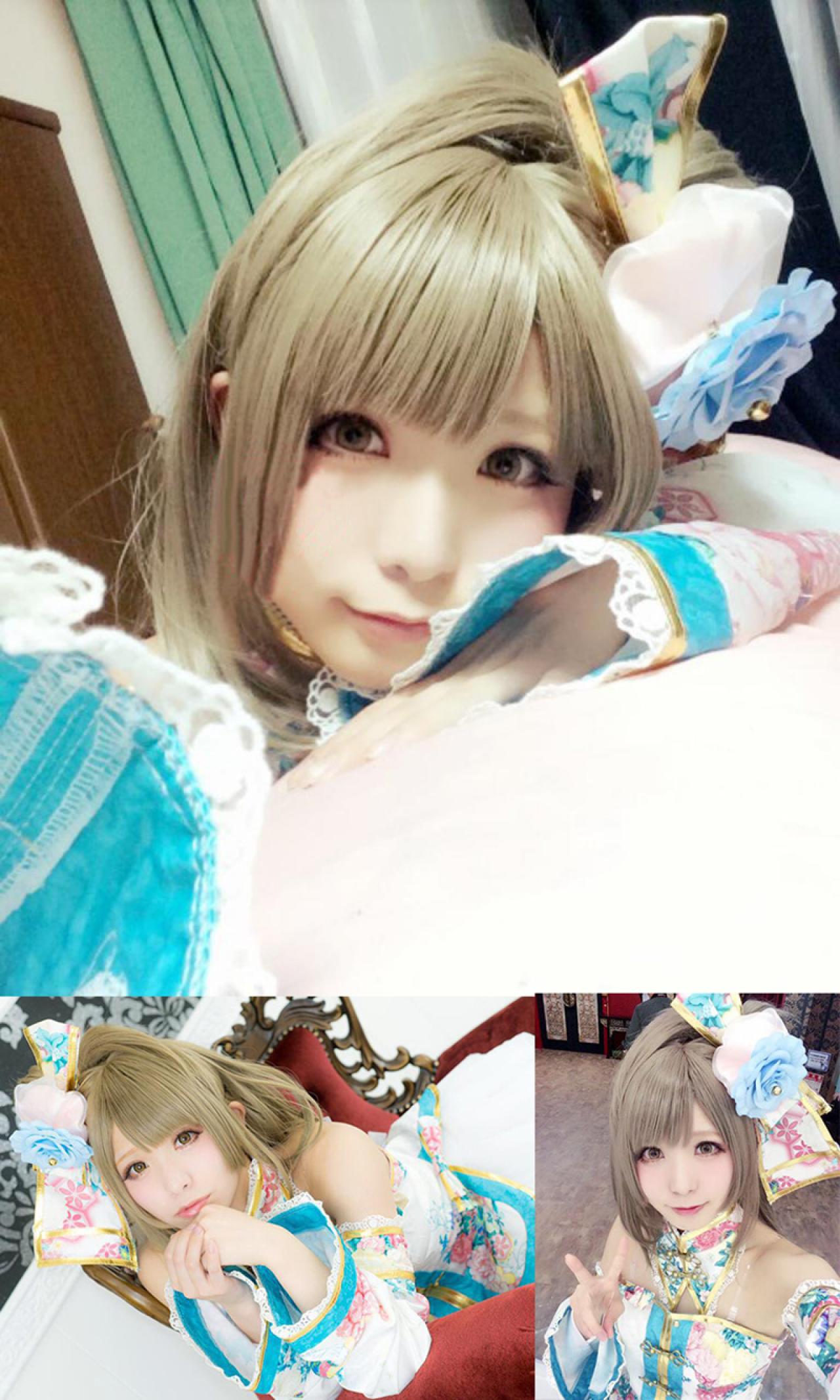 茉夏扮演LoveLive!南小鸟卖萌自拍 预览图