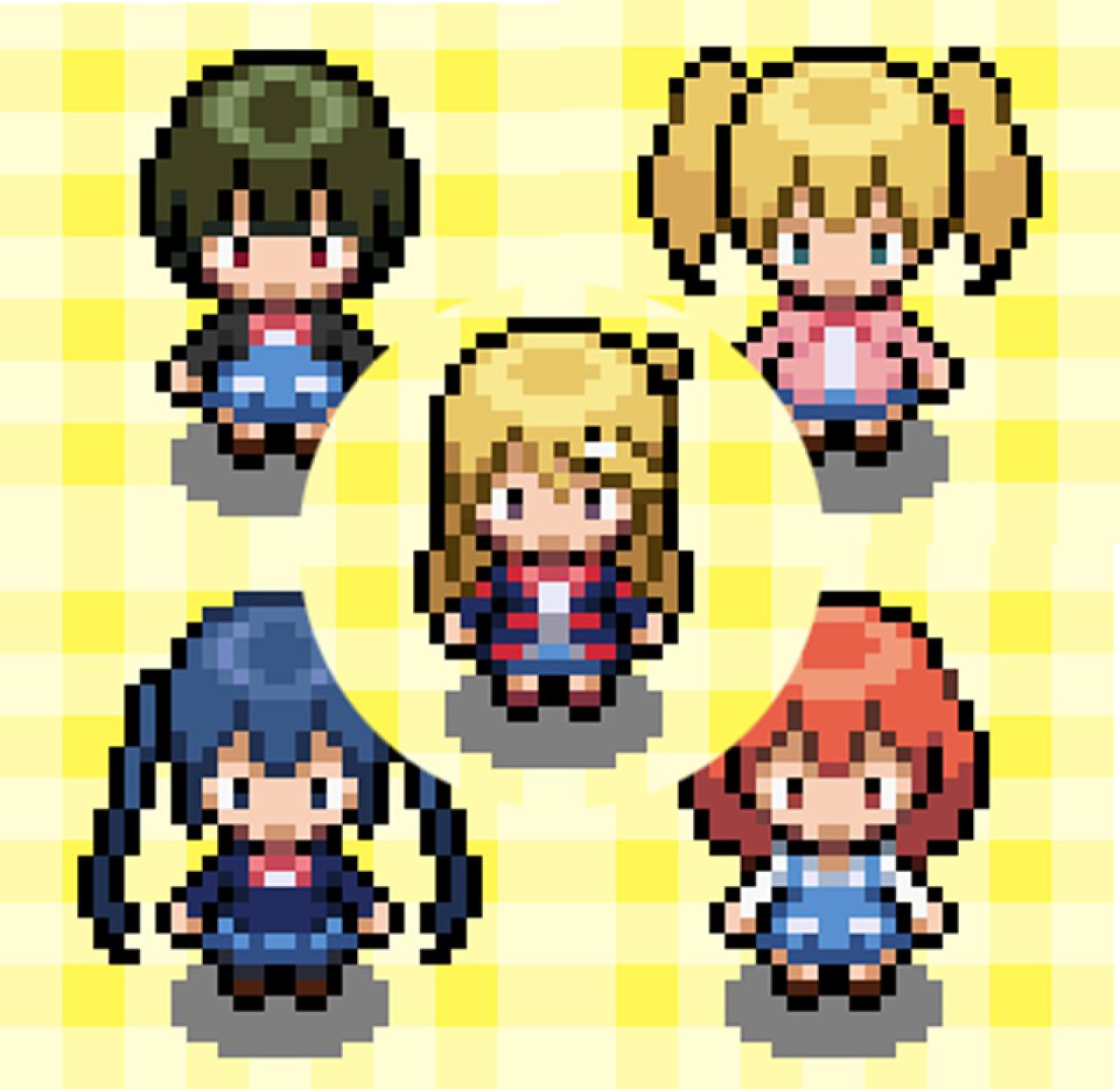 Hello!!黄金拼图角色像素头像 预览图