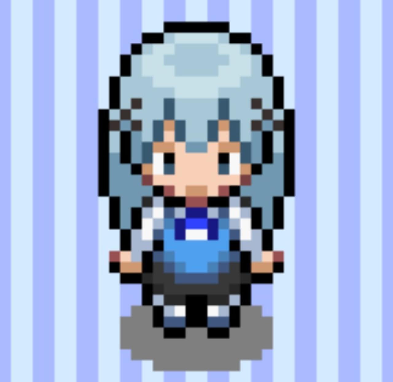 请问您今天要来点兔子吗？香风智乃像素头像