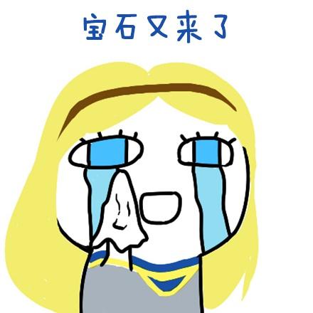泪流满面的英雄联盟LOL光辉女郎光女拉克丝魔性头像
