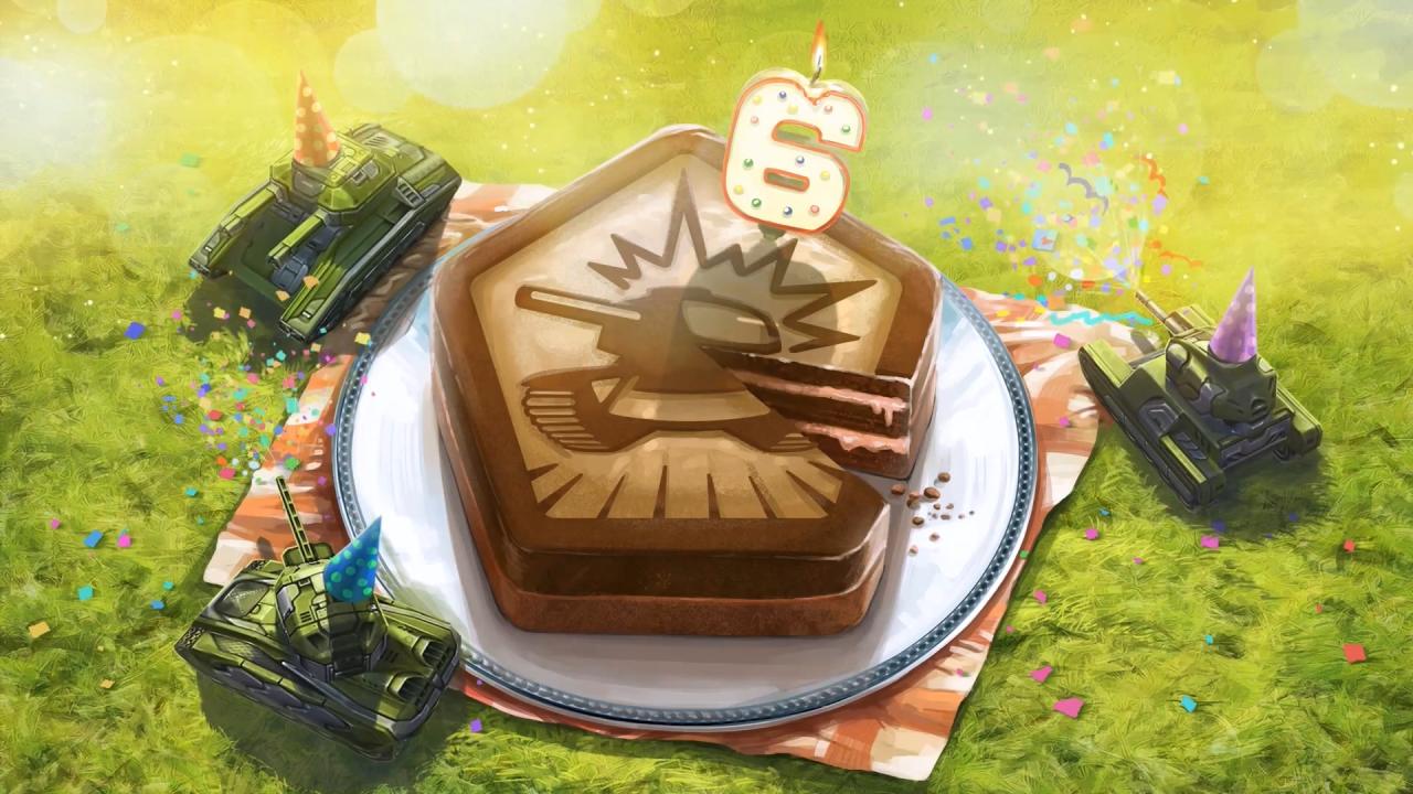 3D坦克六周岁生日壁纸