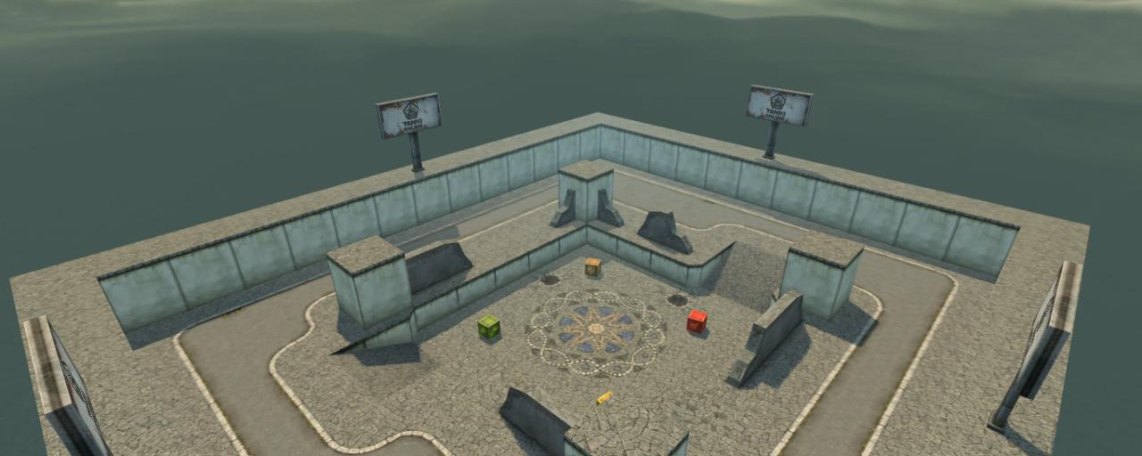 3D坦克城镇角斗场地图