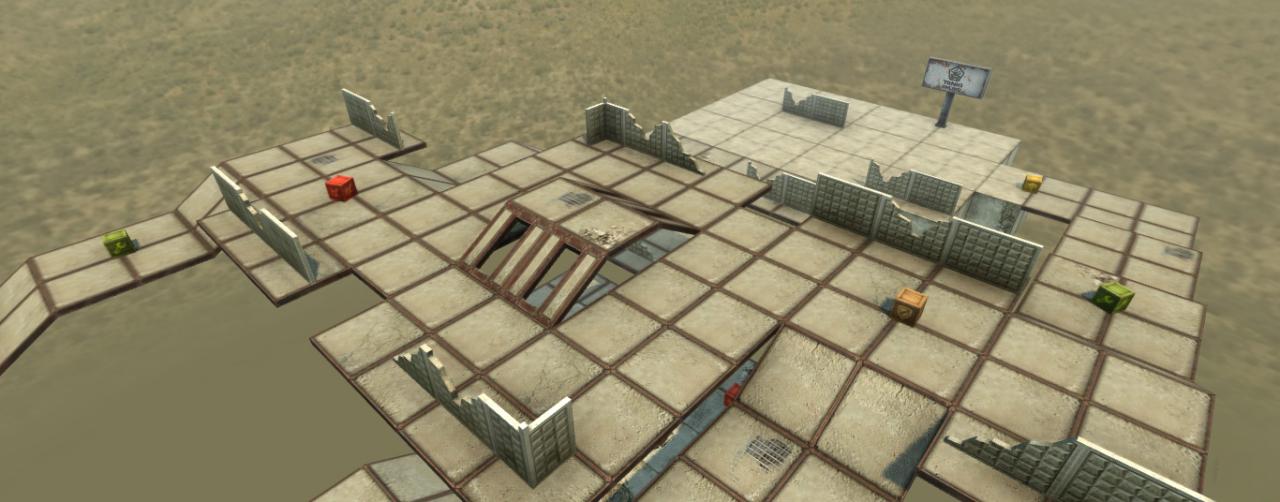 3D坦克天空管道地图