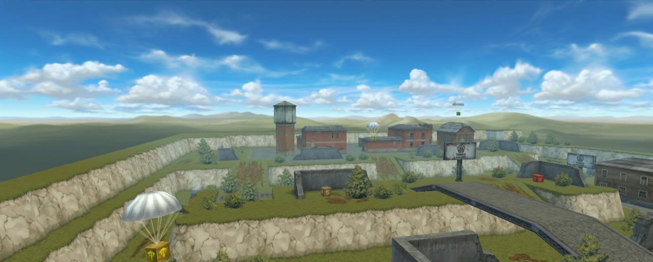 3D坦克山城大战地图