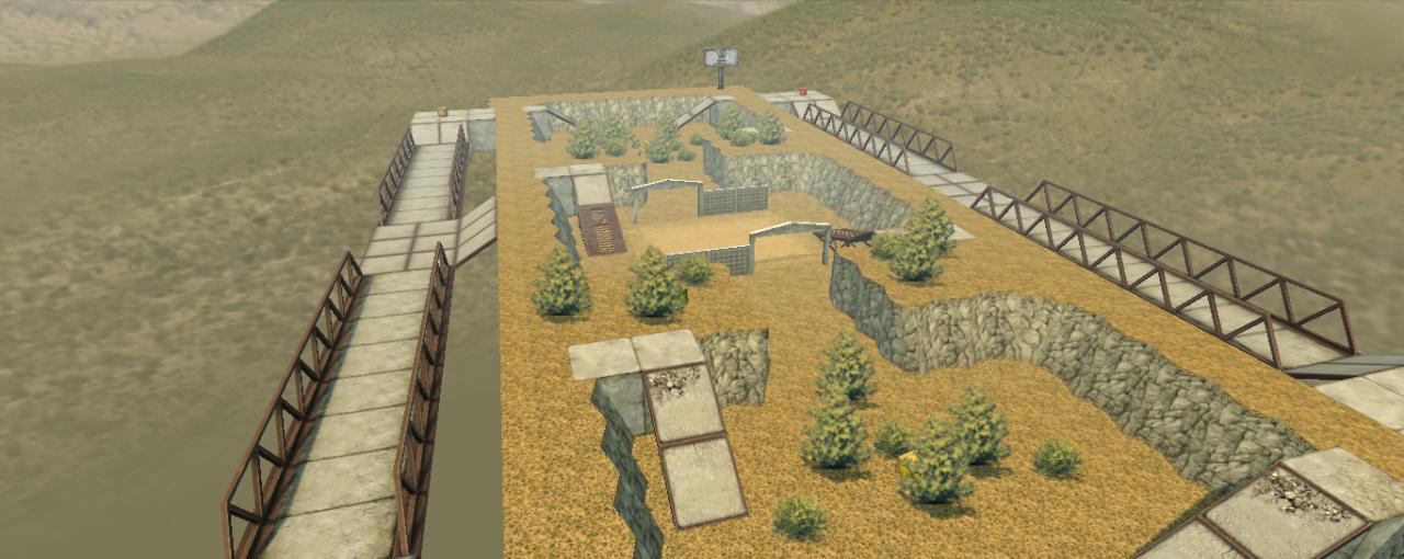 3D坦克山谷地图