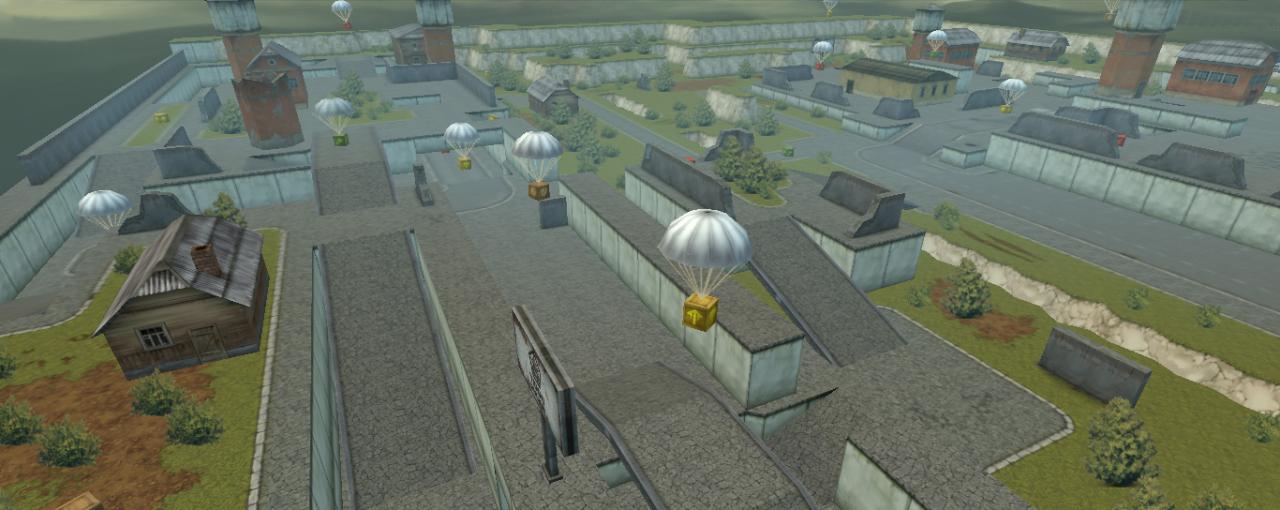 3D坦克废墟大战地图