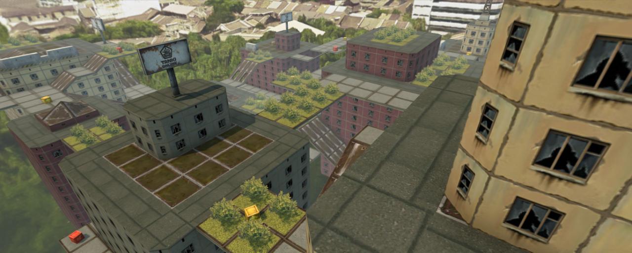 3D坦克摩天大楼地图