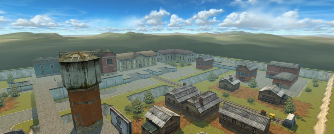 3D坦克火车站地图