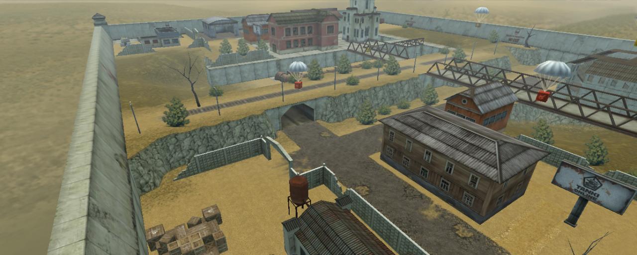 3D坦克炼油厂保卫战地图